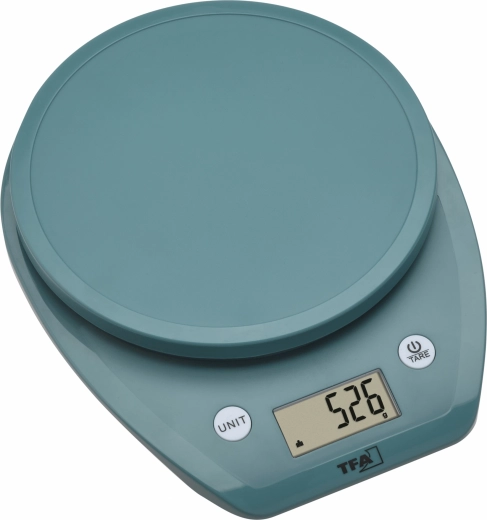 Digitális konyhai mérleg TFA MOCHI, türkiz