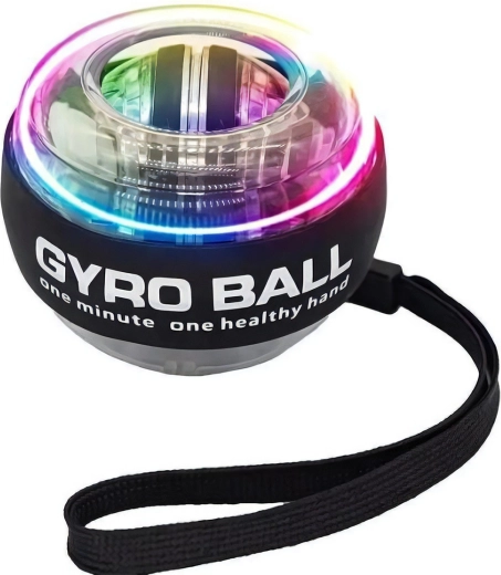 RENEW FORCE Gyrrall autostartos, LED-es giroszkópos labda csukló- és alkarerősítéshez - 1 db