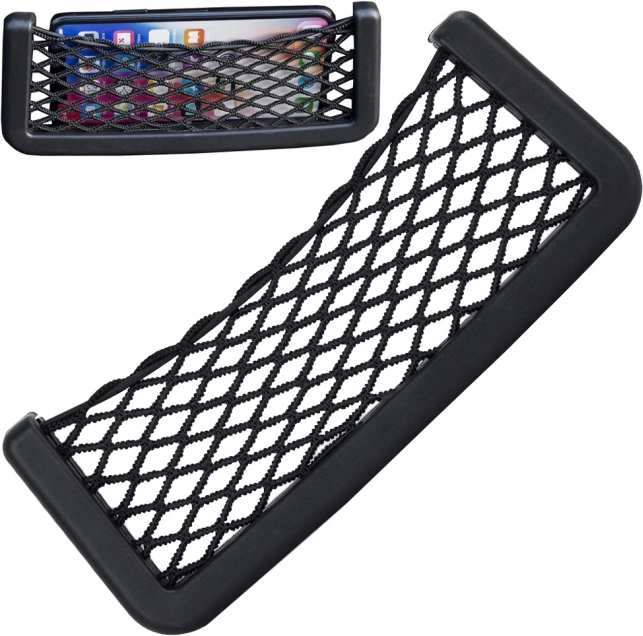 Autós rendező hálós zsebbel a telefon számára