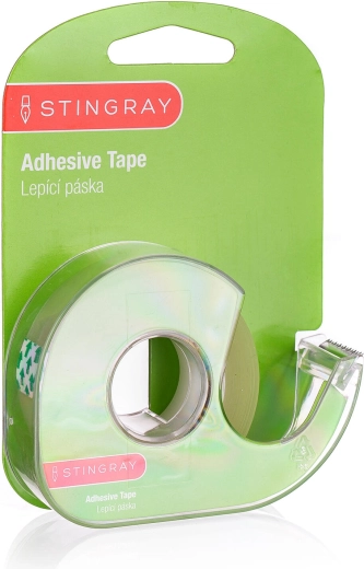 Átlátszó ragasztószalag 18 mm × 33 m adagolóval