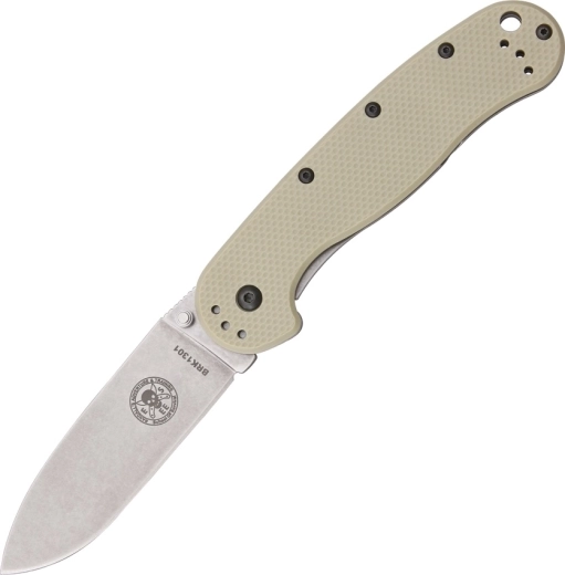 ESEE Avispa Tan zsebkés 8,9 cm, stonewash, homokszín, FRN