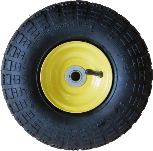 Felfújható kerék kocsikhoz, 260 mm átmérő, 16 mm tengely