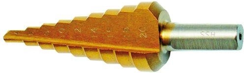 Lépcsős HSS fúró 4–20 mm TITAN FESTA