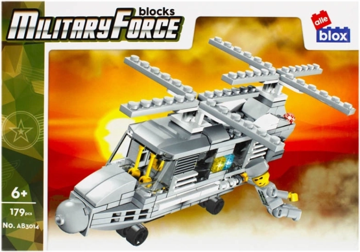 Katonai helikopter építőkészlet