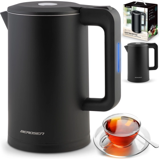 Elektromos vízforraló 1,7 l BERDSEN fekete