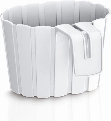 Boardee Hook függő virágtartó, 19,4 cm – fehér