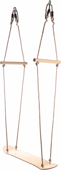 Fa gördeszka alakú hinta gyerekeknek