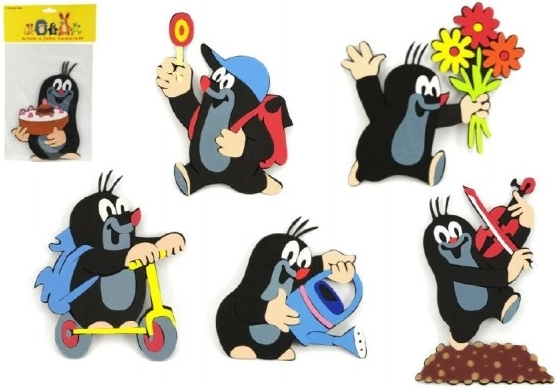 Hab dekoráció Kisvakond és torta