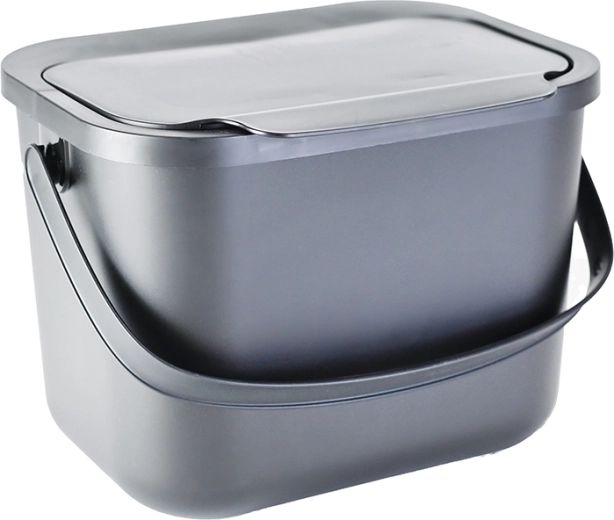 Szürke 6 l-es biohulladék-gyűjtő