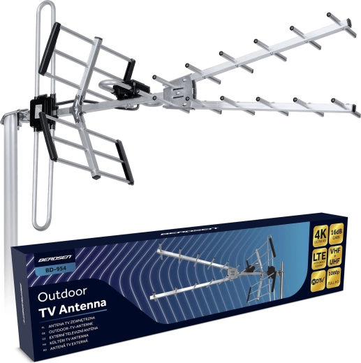 Kültéri irányított 4K Ultra HD Berdsen TV antenna