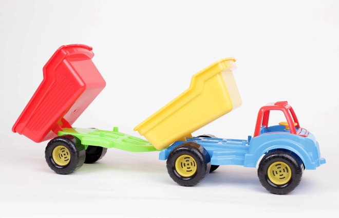 Billenőplatós teherautó és utánfutó - 121-es modell