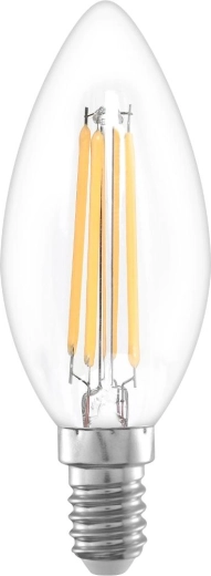 Retlux E14 5 W-os meleg fehér LED filament gyertyaizzó
