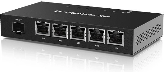 Ubiquiti EdgeRouter X SFP gigabites router optikai porttal