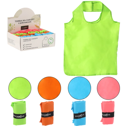 Polipropilén bevásárlótáska 46 × 43 cm, vegyes színek