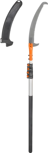 teleszkópos kerti fűrész kampóval 360 mm, elérési távolság akár 3 m