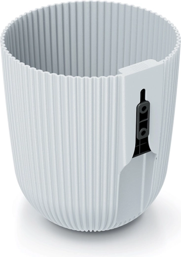 Fali függő virágcserép Milly Wall, 14,6 cm, fehér