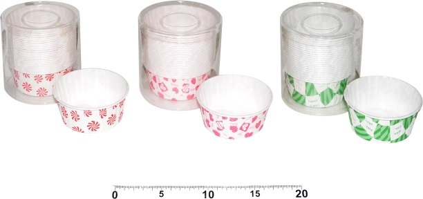 Színes cukrászpapír kosárkák