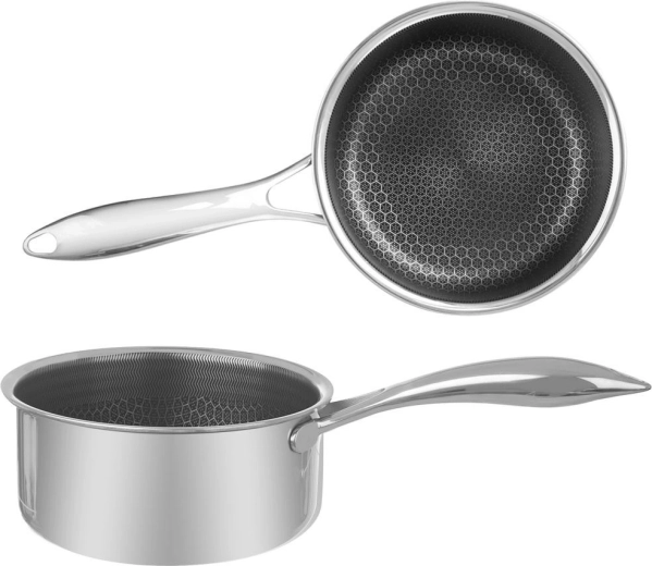 Rozsdamentes lábas COOKCELL 16 cm, 1,5 l