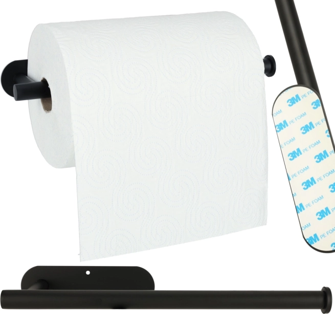 Fekete tartó papírtörlőknek