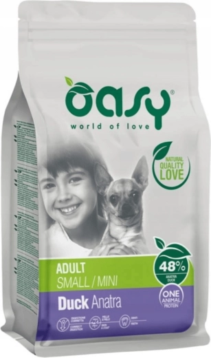 Oasy One Animal Protein Adult Small/Mini kacsa 2,5 kg