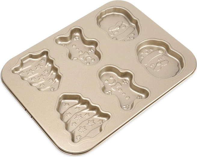 Acél karácsonyi süteményforma 35 × 26,5 cm
