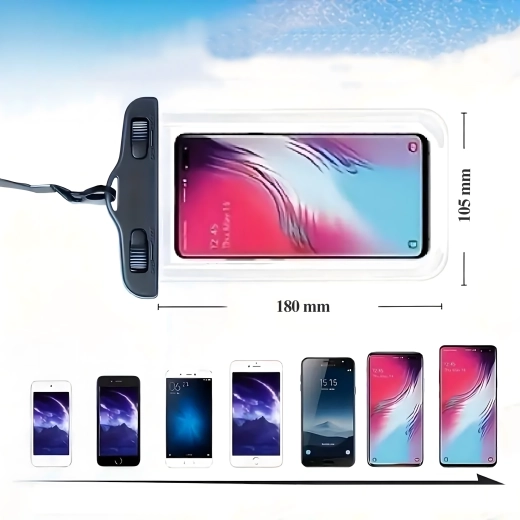Univerzális vízálló tok telefonhoz és pénzhez