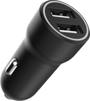 Duál USB autós adapter 3,1 A, fekete