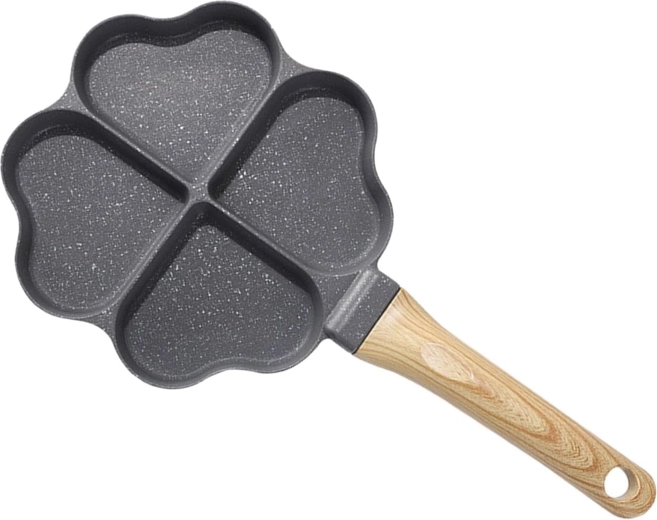 Szívecskés palacsinta- és tükörtojássütő serpenyő, indukcióval kompatibilis