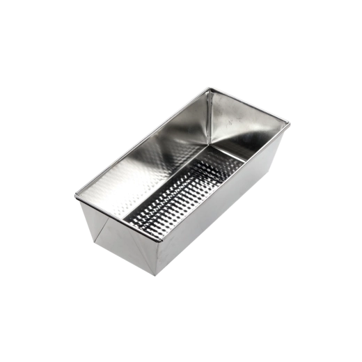 Horganyzott lemez sütőforma domborított aljjal 25 × 11 × 7,5 cm