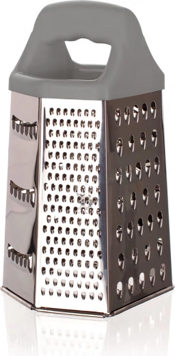 Hatszögletű rozsdamentes reszelő 22,5 cm Culinaria Grey