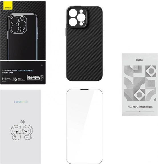 Baseus mágneses tok iPhone 14 Pro fekete