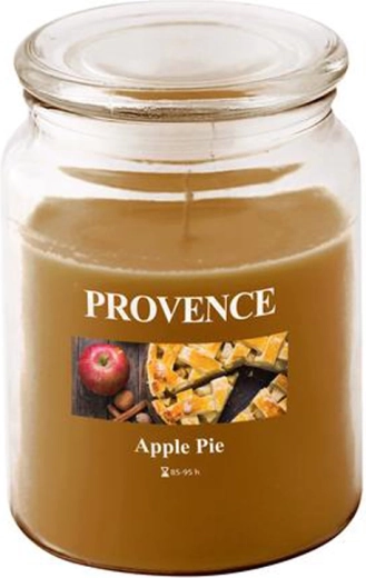 PROVENCE illatgyertya üvegben – almás rétes 95 óra