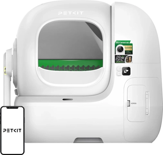 Petkit Purobot Max Pro 2 – automata, önöntisztító macskaalom AI kamerával