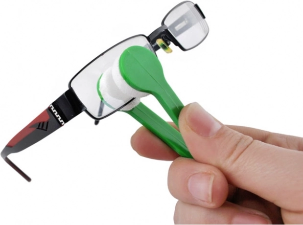 Mikroszálas szemüvegtisztító kulcstartó