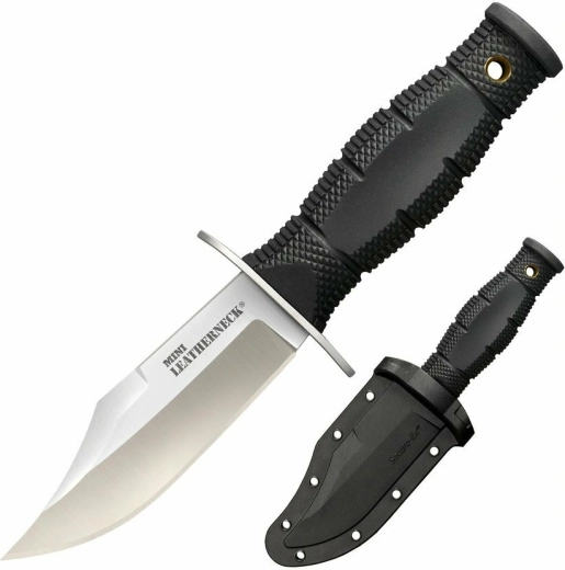 Cold Steel Mini Leatherneck Clip Point – kis nyakban hordható kés Secure-Ex tokban