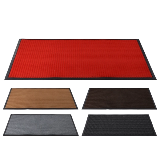 Téglalap alakú gumiszőnyeg polipropilénnel 80×120 cm