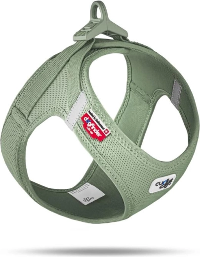 Curli kutyahám csattal Air-Mesh olive 3XS (1,5–3 kg)