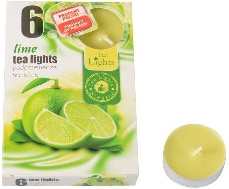 Illatos teamécses Lime 6 db
