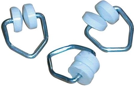 T alakú függönyfutó fém sínekhez (500 db)