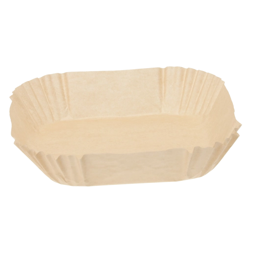 Papír négyzet alakú légsütő betétek 16 × 4,5 cm, 50 db