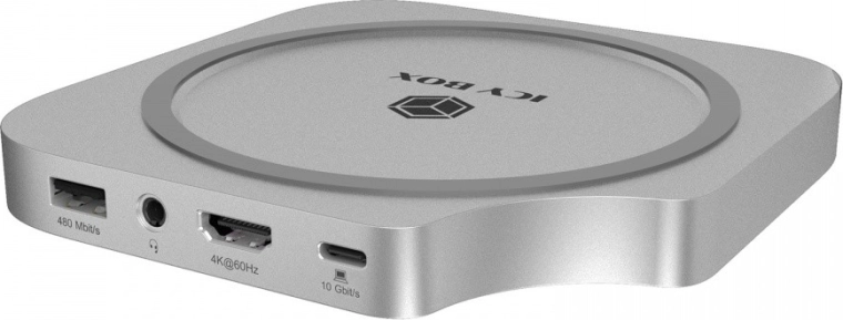 7 az 1-ben dokkolóállomás Mac mini M4-hez M.2 NVMe-vel