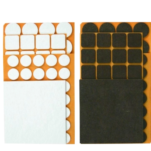 Öntapadó filc bútoralátétek a padló védelmére