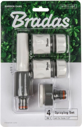 WHITE LINE 4 az 1-ben indítókészlet tömlőkhöz fúvókával és gyorscsatlakozókkal