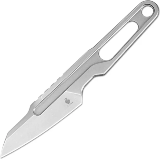 Kizer Cobbler teljesen fém kés 7,4 cm-es pengével, stonewash felülettel és Kydex tokal