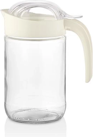 Qlux Fiore üvegkancsó tetővel, 660 ml