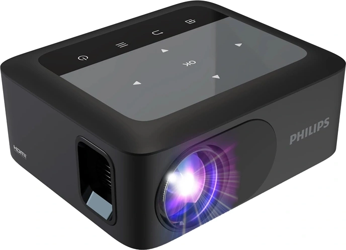 Philips mini projektor N-110 720p fekete