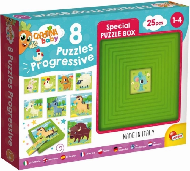 CAROTINA Baby – Farm progresszív puzzle