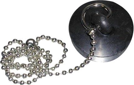 43 mm-es mosogatódugó lánccal