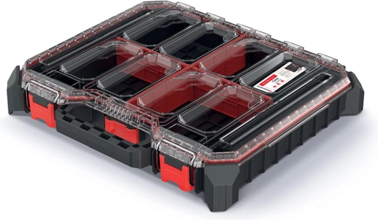 Moduláris szerszámrendező 44,5 × 39 × 7,7 cm, fekete