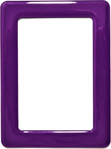 Mágneses öntapadós keret 13,0×8,1 cm – lila